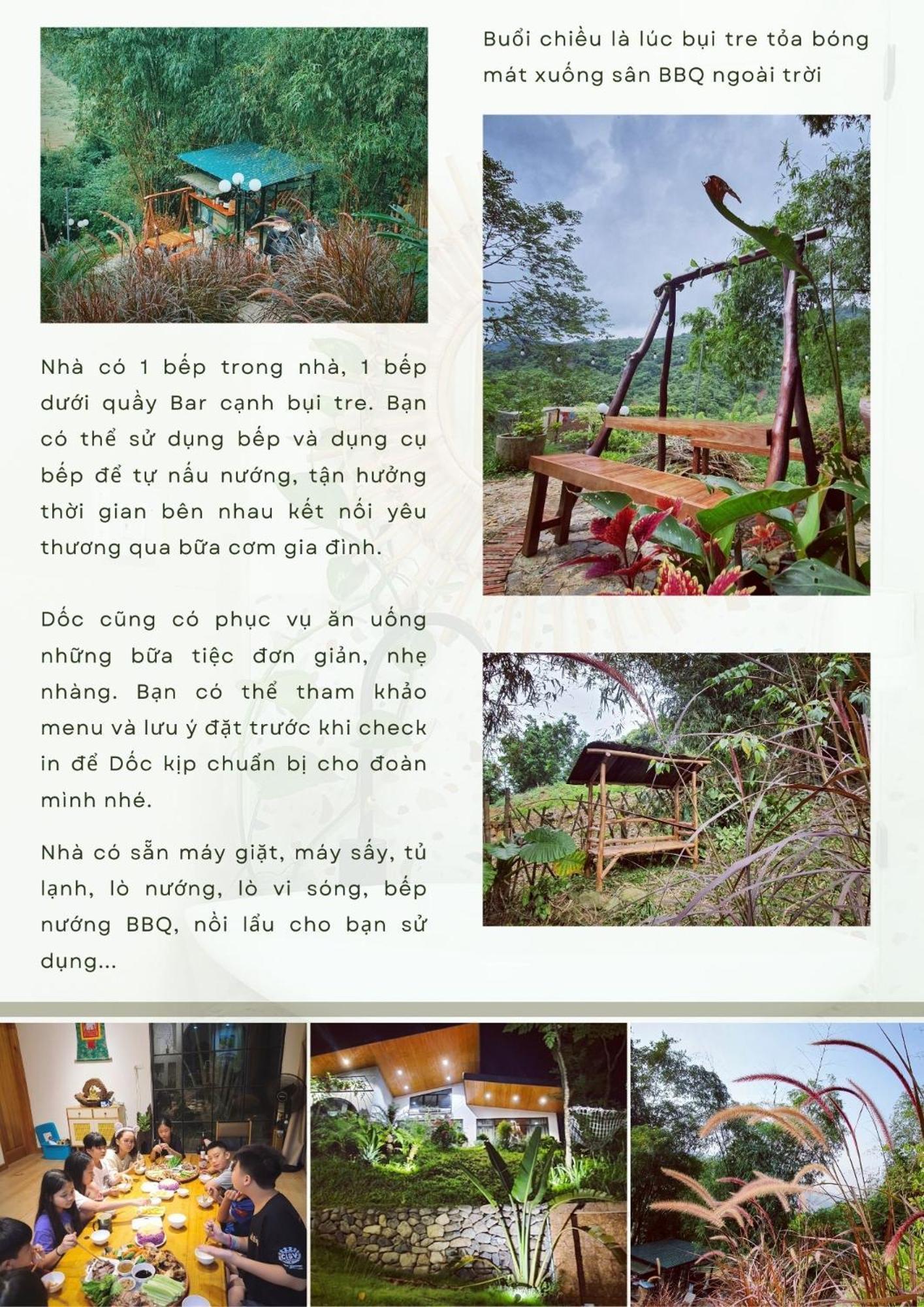 Villa Doc Chill - Gan Ba Vi, View Nui, Gan Ho, 40ph Di Tu Trung Tam Ha Noi *